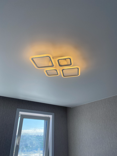 Установка люстры в сборке