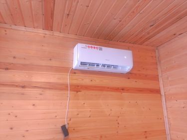 Установка сплит системы 7-9 kBTU (одноэтапный монтаж)