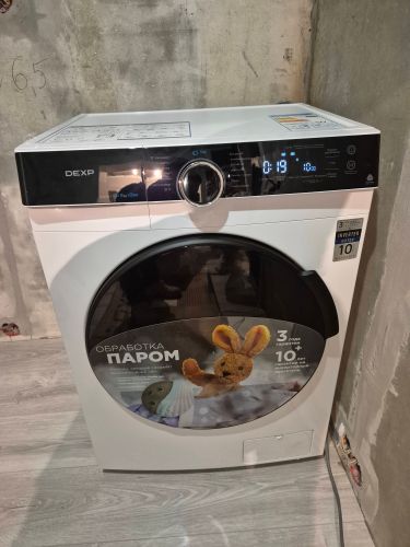 Установка отдельностоящей стиральной машины с подключением