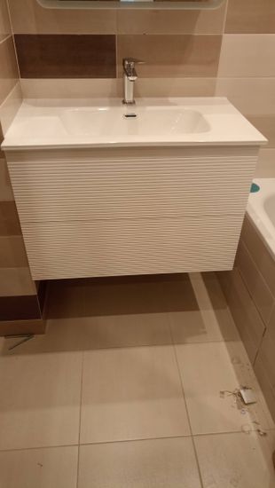 Установка смесителя (на готовые коммуникации)