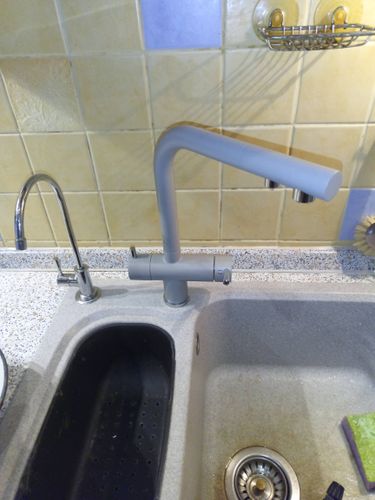 Установка и подключение крана и фильтра для питьевой воды Установка и подключение смесителя Демонтаж мойки со смесителем с сохранением