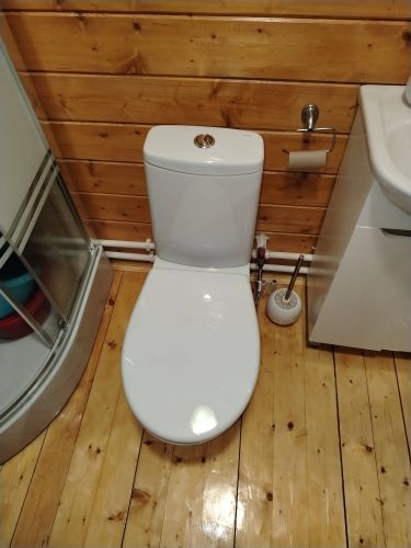 Установка напольного унитаза