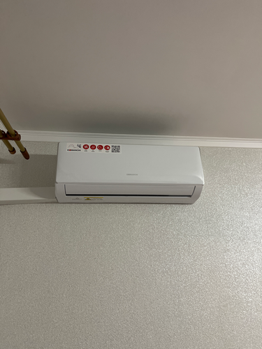 Установка сплит системы 7-9 kBTU (одноэтапный монтаж)