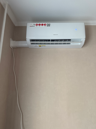 Установка сплит системы 7-9 kBTU (одноэтапный монтаж)