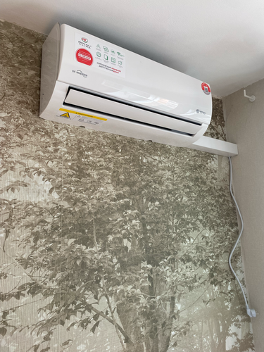 Установка сплит системы 7-9 kBTU (одноэтапный монтаж)