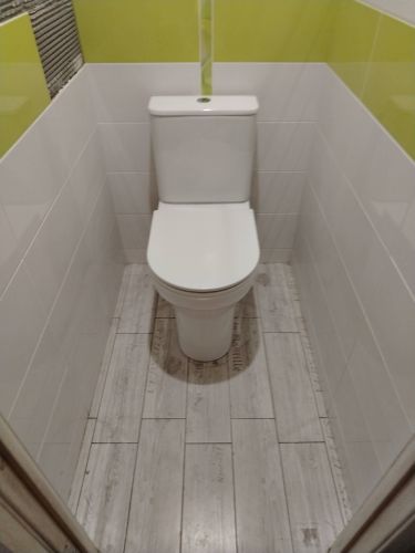 Установка напольного унитаза