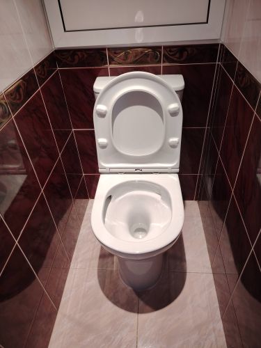 Установка напольного унитаза