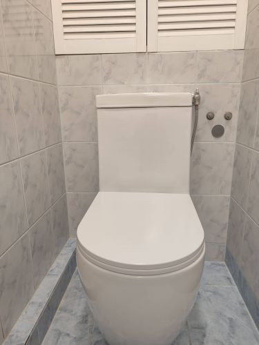 Установка напольного унитаза