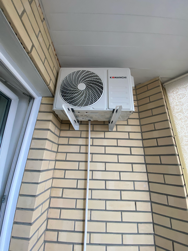 Установка сплит системы 7-9 kBTU (одноэтапный монтаж)