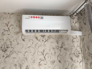 Установка сплит системы 7-9 kBTU (одноэтапный монтаж)