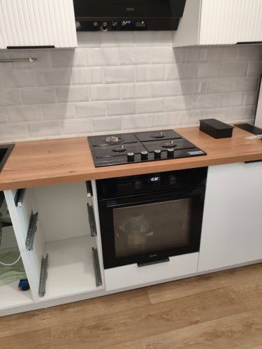 Установка газовой варочной поверхности