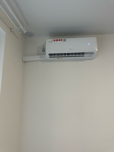 Установка сплит системы 7-9 kBTU (одноэтапный монтаж)