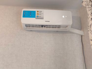 Установка сплит системы 7-9 kBTU (одноэтапный монтаж)