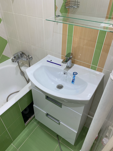 Установка смесителя (на готовые коммуникации)