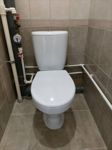 Установка напольного унитаза