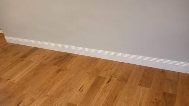 Монтаж деревянного/мдф плинтуса