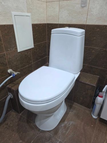 Установка напольного унитаза