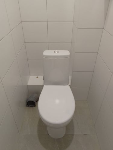 Установка напольного унитаза