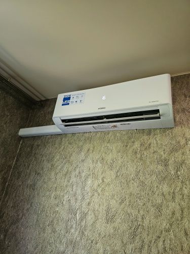 Установка сплит системы 7-9 kBTU (одноэтапный монтаж)