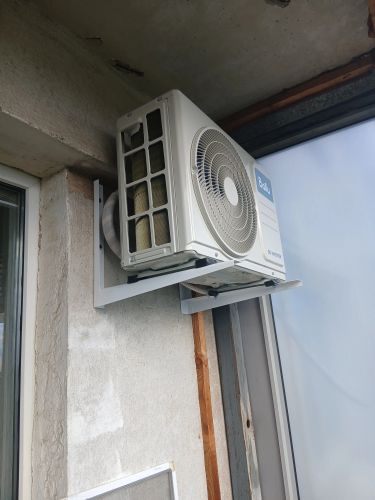 Установка сплит системы 7-9 kBTU (одноэтапный монтаж)