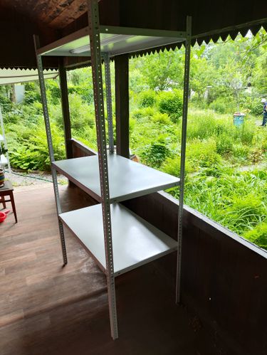 Сборка металлического стеллажа