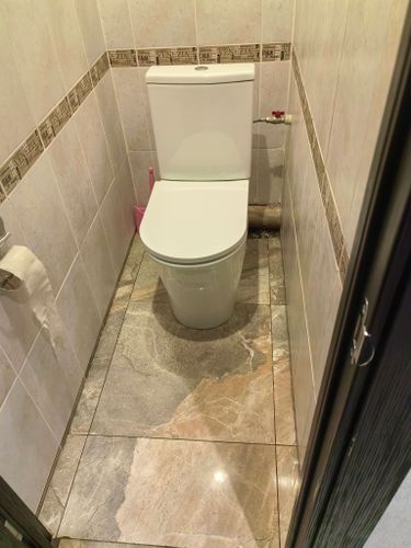 Установка напольного унитаза