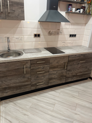 Установка столешницы ДСП Установка и подключение врезной мойки Установка и подключение смесителя