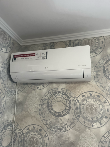 Установка сплит системы 7-9 kBTU (одноэтапный монтаж)