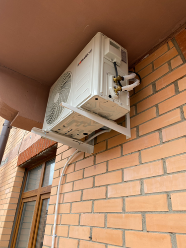 Установка сплит системы 7-9 kBTU (одноэтапный монтаж)