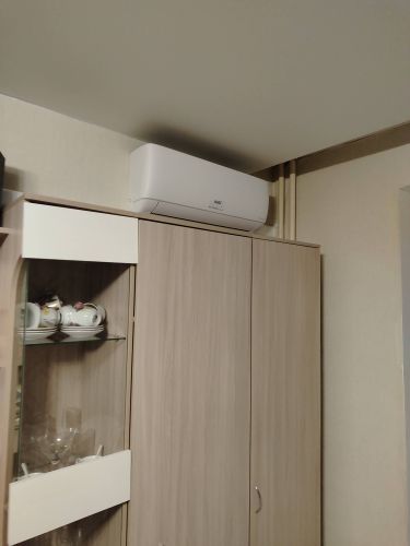 Установка сплит системы 7-9 kBTU (одноэтапный монтаж)