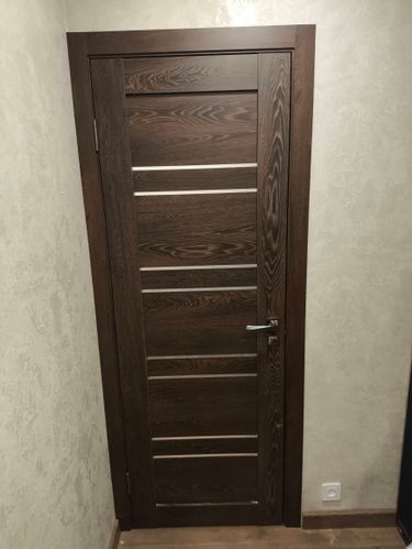 Установка межкомнатной одностворчатой двери с врезанной фурнитурой (2 и более шт)