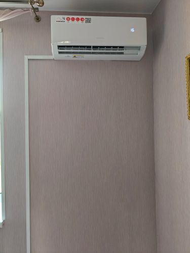 Установка сплит системы 7-9 kBTU (одноэтапный монтаж)