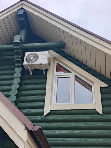 Установка сплит системы 7-9 kBTU (одноэтапный монтаж)