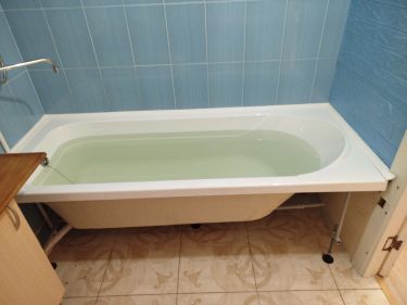 Установка акриловой/стальной ванны