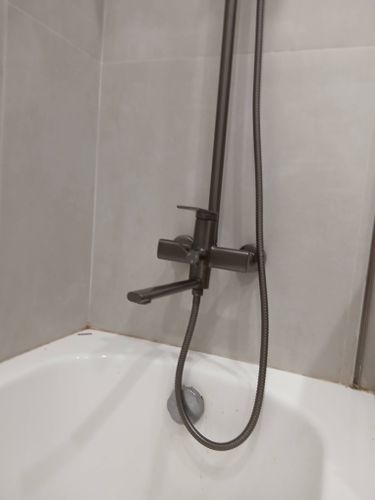 Установка смесителя (на готовые коммуникации)