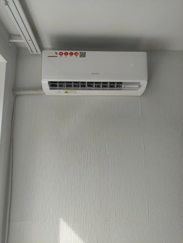 Установка сплит системы 7-9 kBTU (одноэтапный монтаж)