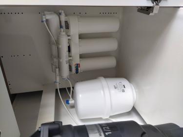 Установка проточного фильтра для питьевой воды