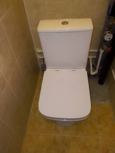 Установка напольного унитаза