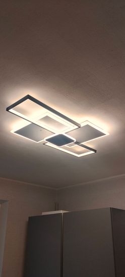 Установка люстры в сборке