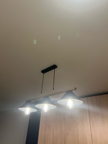 Установка люстры в сборке