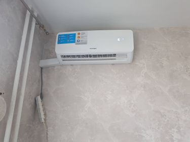 Установка сплит системы 7-9 kBTU (одноэтапный монтаж)