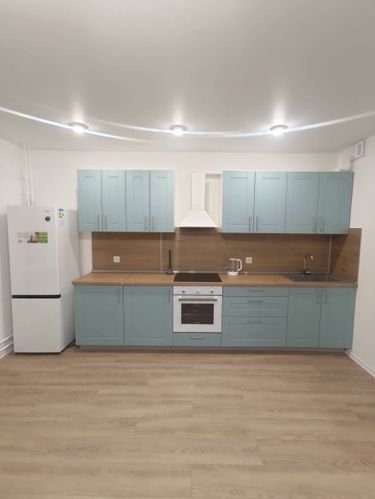 Установка люстры в сборке