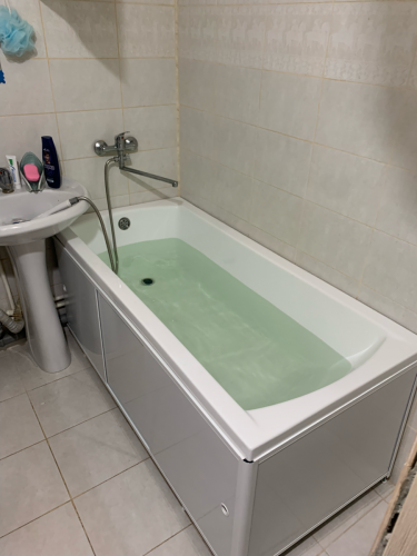 Установка акриловой/стальной ванны