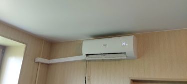 Установка сплит системы 7-9 kBTU (одноэтапный монтаж)
