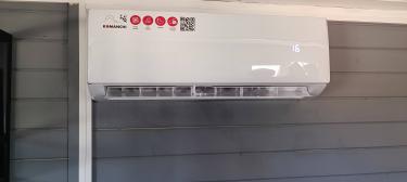 Установка сплит системы 7-9 kBTU (одноэтапный монтаж)