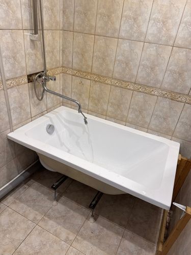 Установка акриловой/стальной ванны