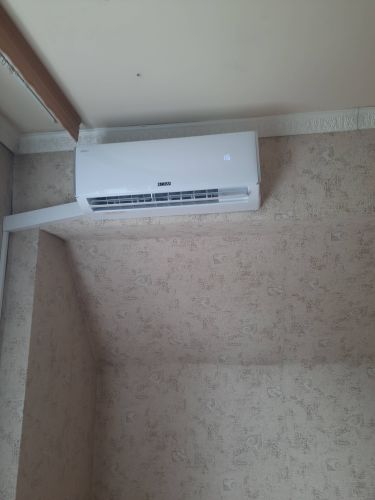 Установка сплит системы 7-9 kBTU (одноэтапный монтаж)