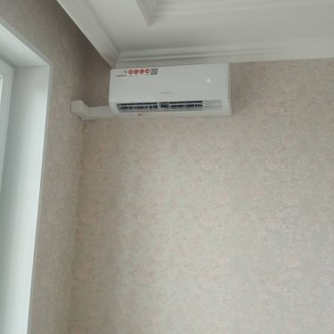 Установка сплит системы 7-9 kBTU (одноэтапный монтаж)