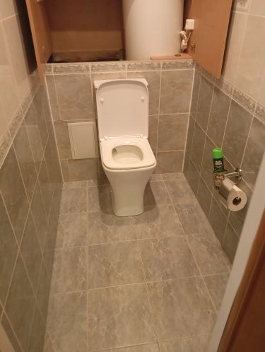 Установка напольного унитаза