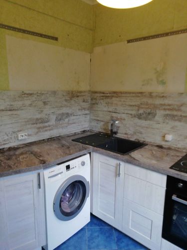 Сборка и установка проектной кухни под ключ Уменьшение глубины/высоты/ширины шкафов/фасадов/фальшпанелей